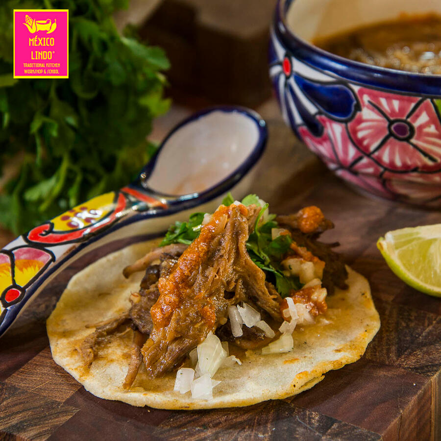 tacos class, birria lesson